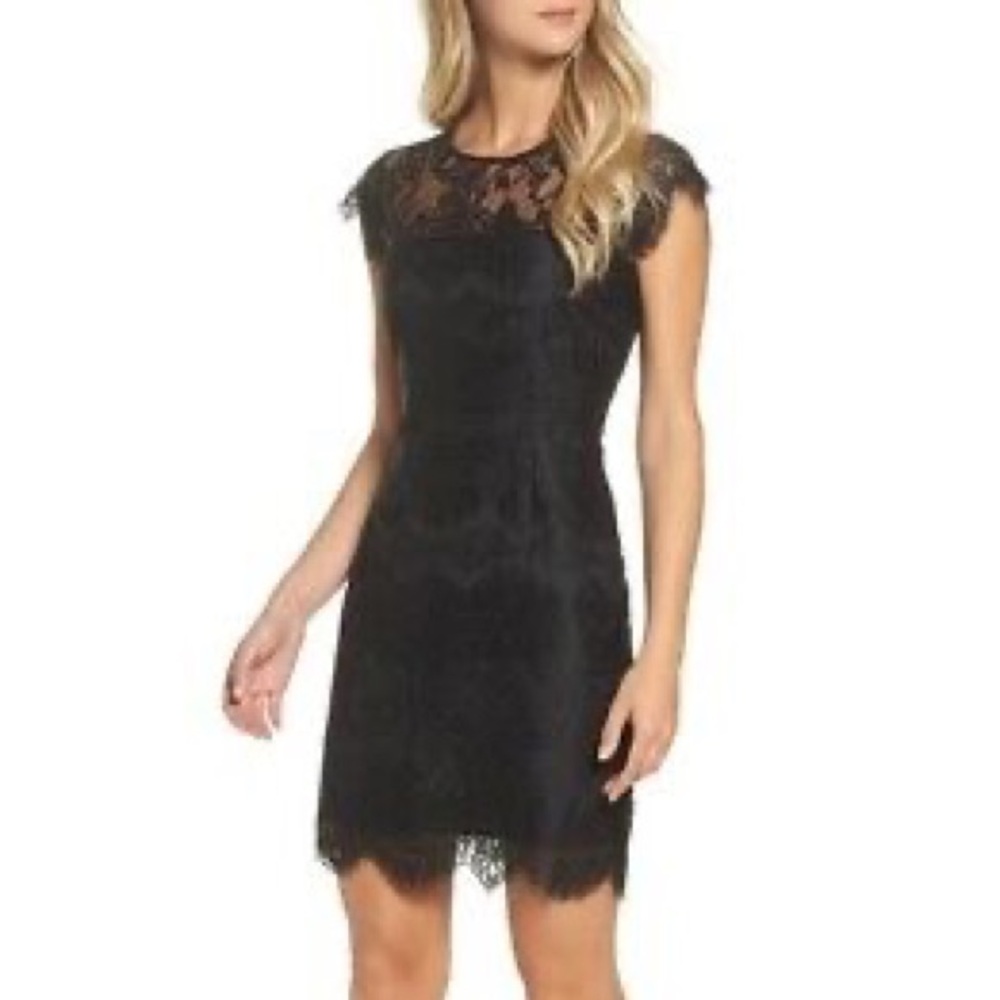 NWT BB Dakota Black Lace Dress